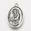 Tibetan Style Alloy Pendants TIBE-Q078-07AS-RS-3