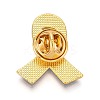 Awareness Ribbon Alloy Enamel Lapel Pins for Backpack Clothes JEWB-N009-03G-2