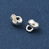 925 Sterling Silver Bead Tips Knot Covers STER-K171-48S-04-2