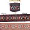 Ethnic Style Embroidery Polycotton Ribbons OCOR-WH0073-28-2