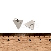 316 Surgical Stainless Steel Pendants STAS-J038-07P-3
