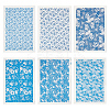 6Pcs 6 Styles Paper Ceramic Decals DIY-BC0015-29-1