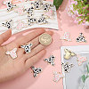 32Pcs 2 Colors Zinc Alloy Pendants FIND-CA0001-50-3