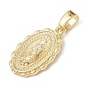 Brass Pendants ZIRC-I356-11G-02-2