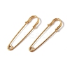 Ion Plating(IP) 304 Stainless Steel Safety Pins Brooch Findings STAS-I673-05G-1