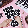 15Pcs 3 Style Dalmatian Self-Adhesive Stickers DIY-AR0004-82-3