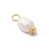 Natural Cultured Freshwater Pearl Rice Pendants PALLOY-JF03922-02-4