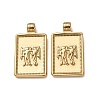 304 Stainless Steel Pendants STAS-C184-11G-02-1