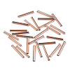 Electroplate Glass Bugle Beads SEED-S043-02C-03-2
