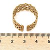 304 Stainless Steel Open Cuff Rings for Women LS-RJEW-U060-01C-G-3