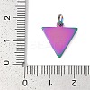 Ion Plating(IP) 304 Stainless Steel Pendants STAS-I311-22RC-3