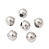 Tarnish Resistant 304 Stainless Steel Hollow Round Seamed Beads STAS-R032-8mm-5