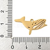 Ion Plating(IP) 304 Stainless Steel Pendants STAS-B056-10G-08-3