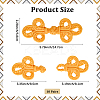 10Pcs Handmade Chinese Frog Knot Buttons Sets AJEW-CY0001-01C-2