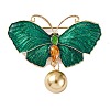 KC Gold Plated Alloy Brooches LS-JEWB-L017-04KCG-03-1