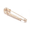 Alloy Rhinestone Safety Brooch JEWB-WH0009-53J-2