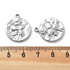 Anti-Tarnish 304 Stainless Steel Pendants STAS-R130-43P-3