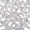 Alphabet Resin Rhinestone Patches DIY-TAC0005-45D-4