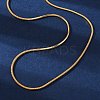 304 Stainless Steel Snake Chain Necklaces MAK-L015-03C-1