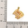 Rack Plating Brass Micro Pave Cubic Zirconia Pendants KK-U035-04G-3