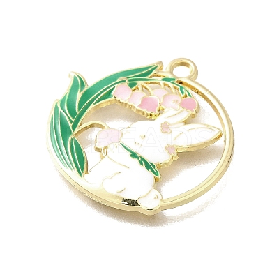 Alloy Enamel Pendants FIND-G090-03B-01-1