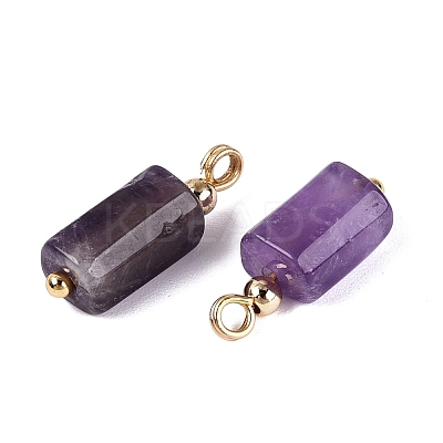 Natural Amethyst Pendants GG-N004-01G-04-1