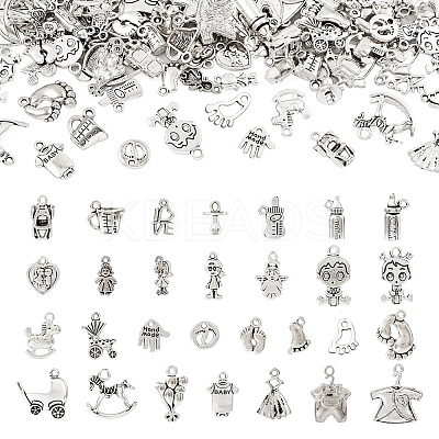 116pcs 29 style  Style Tibetan Style Alloy Pendants TIBE-TA0001-31-1