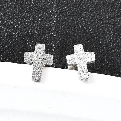 304 Stainless Steel Stud Earrings EJEW-H161-01P-G-1