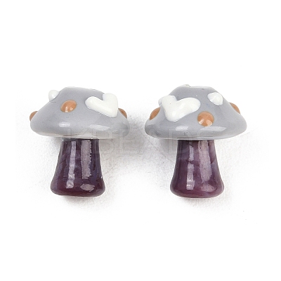 Handmade Lampwork Enamel Beads LAMP-B055-02H-1