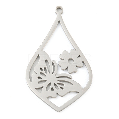 Non-Tarnish 304 Stainless Steel Pendants LS-STAS-Z076-11P-1