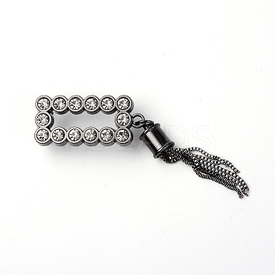 Alloy with Rhinestones Bag Decoration FIND-WH0072-35B-1