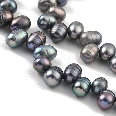 Dyed Natural Cultured Freshwater Pearl Beads Strands PEAR-A006-28A-X-1