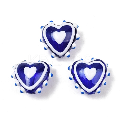 Handmade Lampwork Beads LAMP-D003-02F-1