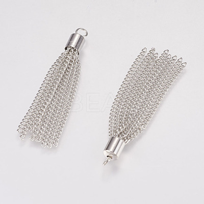Iron Chain Tassel Pendants X-IFIN-F144-09P-1