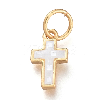 Natural Shell Charms KK-P182-M-1