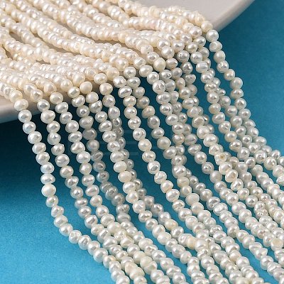 Natural Cultured Freshwater Pearl Beads Strands PEAR-L034-14B-1