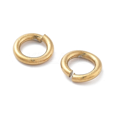 Ion Plating(IP) 304 Stainless Steel Open Jump Rings STAS-M081-02G-03-1