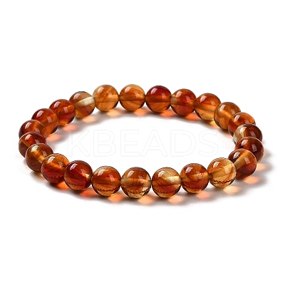 Handmade Lampwork Stretch Bracelets BJEW-R312-02B-06-1