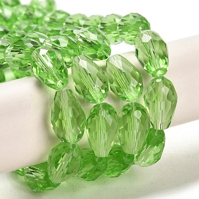 Glass Beads Strands X-EGLA-E010-8x12mm-14-1