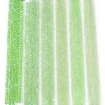 Electroplate Glass Beads Strands LS-EGLA-A044-T1mm-L09-1