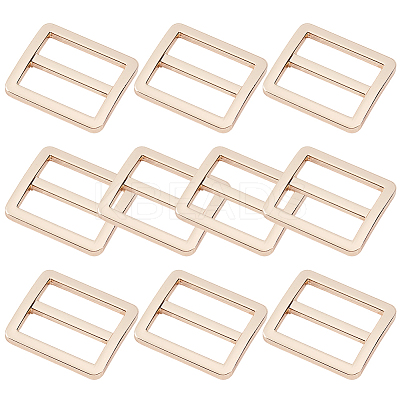 10Pcs Alloy Rectangle Buckles FIND-CY0001-97KCG-1