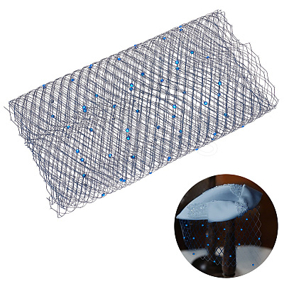 Gauze Bridal Veils AJEW-WH0314-489E-1