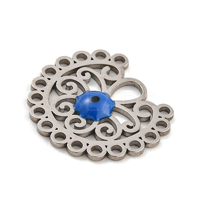 316 Surgical Stainless Steel Enamel Charms STAS-M073-36P-1