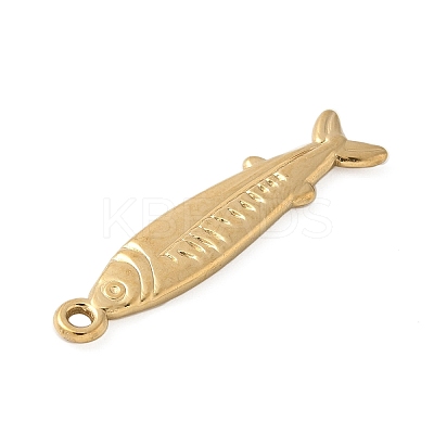 304 Stainless Steel Sardine Fish Pendants STAS-S186-05C-G-1