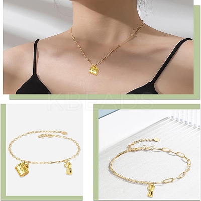 10Pcs 2 Style Brass Pendants KK-CJ0002-14-1