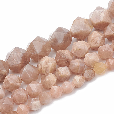 Natural Sunstone Beads Strands G-S332-10mm-008-1