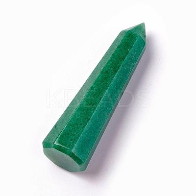 Natural Green Aventurine Pointed Beads G-I220-08-1