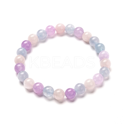 Stone Stretch Bracelet for Girl Women X-BJEW-JB06811-1