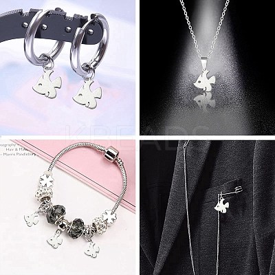 304 Stainless Steel Charms STAS-CJC0008-22P-1