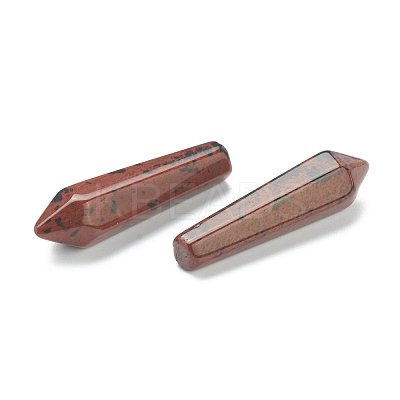 Natural Mahogany Obsidian Pointed Beads G-E490-C20-1